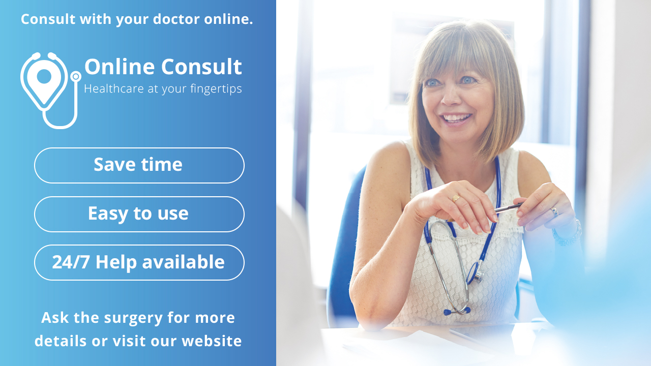 Online Consult image and link to online consultation service